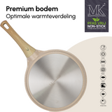 Pancake Pan - Pannenkoekenpan - 26 cm - PFAS vrij - Beige