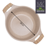 Casserole - Keramische coating - 28 cm - PFAS-vrij - Beige