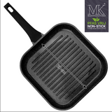 Grillpan - Keramische coating - 28 cm - PFAS-vrij - Zwart